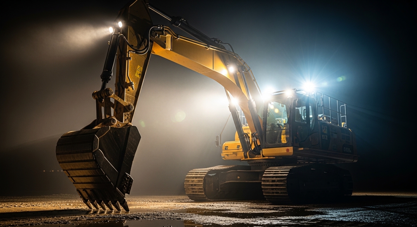 Saha ekipmanı kepçe detayı